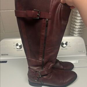 Torrid Women's Combat Boots in Burgundy